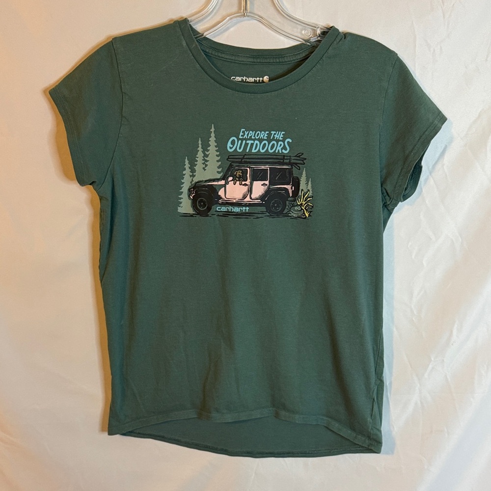 Carhartt Kids' Forest Green Explore Tee